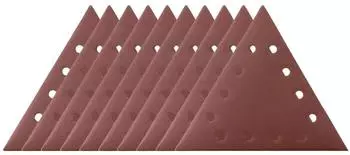Scheppach Schleifdreieck-Set 10 St&uuml;ck, K&ouml;rnung 80, 280x280x280mm (7903800601)