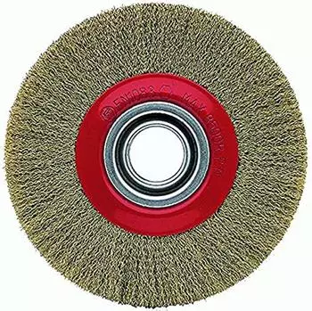 Bellota Rundb&uuml;rste 50810-15018 Industrie gewellter Messingdraht 150mm (580605)