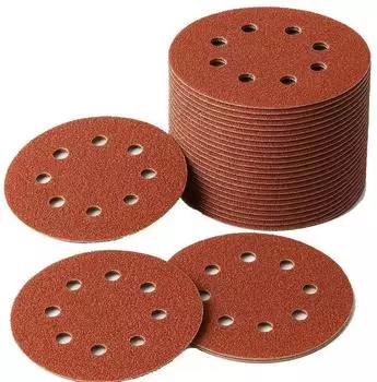 LuxusKollektion Schleifscheiben 125mm Klett K&ouml;rnung 100, 50 St&uuml;ck