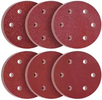 LuxusKollektion Schleifscheiben Klett 225mm P40-P240 6-Loch, 60 St&uuml;ck