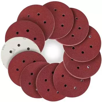 LuxusKollektion Klett-Schleifscheiben 150mm, 6-Loch, P80, 50 St&uuml;ck