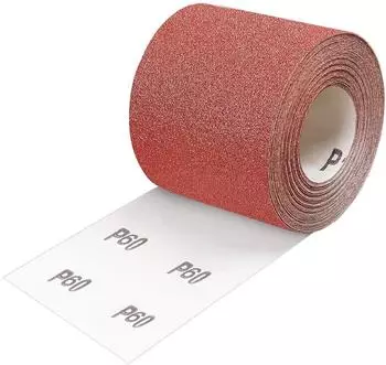 LuxusKollektion Schleifpapierrolle K&ouml;rnung 60, 93mm x 10m, Holz & Metall