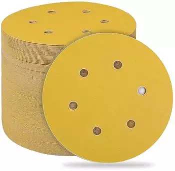 LuxusKollektion Klett-Schleifscheiben 150mm, K&ouml;rnung 220, 6-Loch, 50 St&uuml;ck