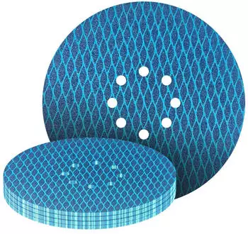 LuxusKollektion Schleifscheiben 225mm Klett 8-Loch P40 Aluminiumoxid, 13 St&uuml;ck
