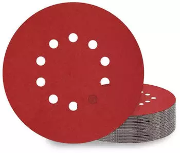LuxusKollektion Schleifscheiben 225mm Klett P800 10 Loch f&uuml;r Trockenbauschleifer (25 St&uuml;ck)