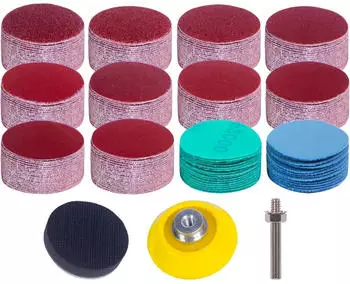 LuxusKollektion Schleifscheiben 50mm Klett, K&ouml;rnung 60-3000, 240 St&uuml;ck