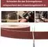 LuxusKollektion Schleifpapierrolle Aluminiumoxid 2,5cm x 25m Körnung 80