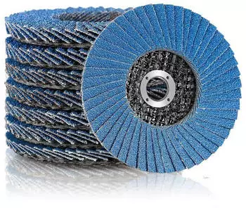 LuxusKollektion F&auml;cherscheiben-Set &Oslash;76mm, Korn 40/60/80/120, 8-tlg.