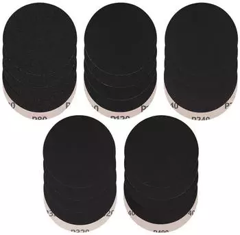 LuxusKollektion Schleifscheiben 150mm Klett, K&ouml;rnung 80-400, nass/trocken, 30 St&uuml;ck