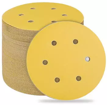LuxusKollektion Klett-Schleifscheiben 150mm, K&ouml;rnung 600, 6-Loch, 50 St&uuml;ck