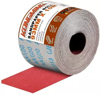 LuxusKollektion Schleifpapierrolle 93mm x 10m, K&ouml;rnung P600, Aluminiumoxid