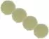 vhbw Polierschwamm 12,5cm Durchmesser, beige (183981026-5)