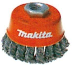 Makita Stahldrahttopfbürste mit Anschluss M 14 x 2 18 Zöpfe (P-044 72)