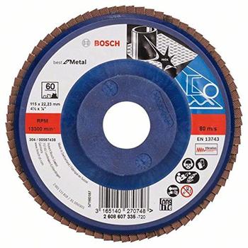 Bosch Blue Metal-top Ø 115 mm Korn 60, gerade, Kunststoff (2 608 607 335)