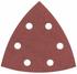 Bosch red:Wood top Dreieck-Schleifblätter 93mm, 180er, 50 Stück