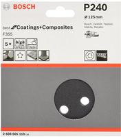 Bosch Accessories Best For Stone 2608605119 Exzenterschleifpapier Mit Klett,...