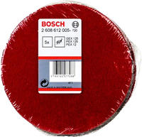 Bosch Polierpad Polierfilz hart, 2608612005, aus Filz, 128mm &Oslash;, mit Klettverschluss,