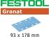 Festool Schleifstreifen Granat STF 93 x 178mm 8-Loch P100, 100Stk.