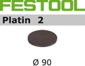 Festool Schleifscheiben Platin2 STF D90mm S2000 ungelocht, 15Stk.