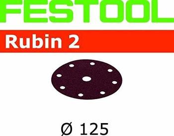 Festool Schleifscheiben Rubin2 STF D125mm 8-Loch P180, 50Stk.