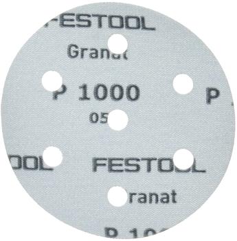 Festool Schleifscheiben Granat STF D90mm 6-Loch P1000, 50Stk.