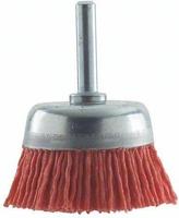 Bosch Accessories Topfb&uuml;rste, Nylonborste mit Korund, 75 mm, 1 mm Schaft-&Oslash; 6 mm