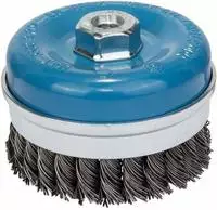 Bosch Accessories 1608614002, Bosch Accessories Topfb&uuml;rste, Stahl, gezopfter Draht,