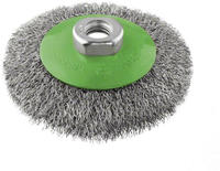 Bosch Accessories Kegelb&uuml;rste Clean for Inox, gewellt, rostfrei, 100 mm, 0,35 mm,