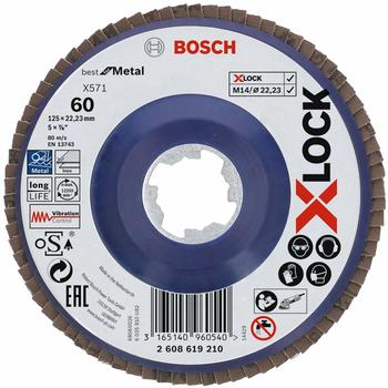 Bosch X571 X-Lock Best for Metal K60 125 mm