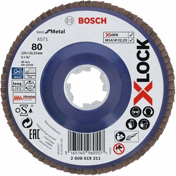 Bosch X-Lock Best for Metal 125 mm (2608619211)