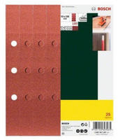Schleifblatt-set F&uuml;r Schwingschleifer, 25-tlg., Gespannt, 93 X 230 Mm, 180, B&d