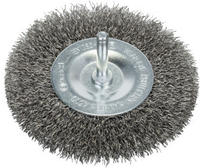 Bosch Accessories Scheibenb&uuml;rste, gewellt, rostfrei, 100 mm, 0,3 mm, 10 mm, 4500 U/