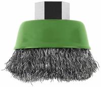 Bosch Accessories Topfb&uuml;rste, Edelstahl, gewellter Draht, 65 mm, 0,3 mm, 12500 U/