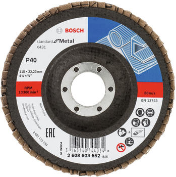 Bosch X431 Standard for Metal - K40 D115 (2608603652)