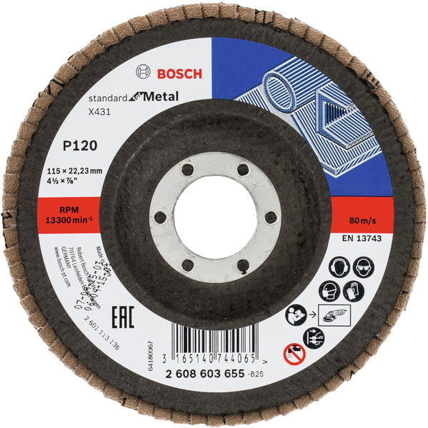 Bosch X431 Standard for Metal - K120 D115 (2608603655)
