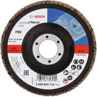 Bosch Power Tools 2608603714, F&auml;cherschleifscheibe X431 Standard for Metal
