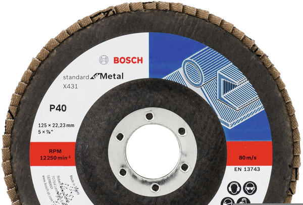 Bosch X431 Standard for Metal - K40 D125 (2608603716)