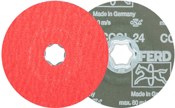 Produktbild von Pferd Fiberschleifer CC-FS Ø115mm Körnung 24 | CO-Cool Schleifscheibe | 64193002
