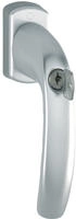 Fenstergriff NY 0810S/U10 TBT1 Alu.F9016/verkehrswei&szlig; 32mm abschl.HOPPE