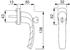 Hoppe Fenstergriff New York 32 mm (3286500)