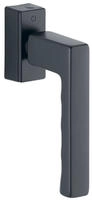 Fenstergriff Hamburg 0700l/u26 Alu.f9714m Schwarz Ma 32-42mm Stand.hoppe