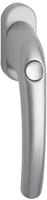 HOPPE Fenstergriff TOKYO mit Druckknopf - Edelstahl-Effekt , 7 x 32 mm ,...