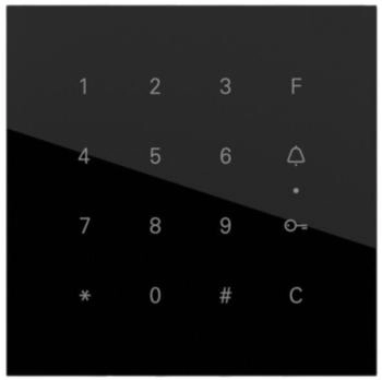 Gira 5550000 Keyless In Codetastaturmodul System 106 G Schwarz