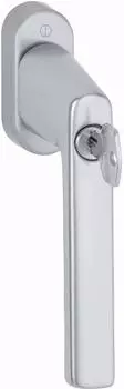 Hoppe Fenstergriff Hamburg 0700LS/U26 100NM Aluminium silberfarben abschließbar (11950249)
