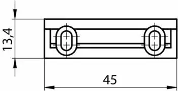 effeff Aufschraubst&uuml;ck f&uuml;r T&uuml;r&ouml;ffner (118.1000011--40)