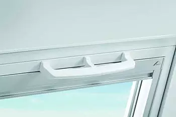 Roto Fenstergriff Baureihe Q Holz & Kunststoff Wei&szlig; (ZUB GRF Q_ WHITE)