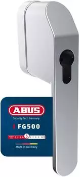 ABUS Fenstergriff FG500 Vierkant 30-48mm f&uuml;r Profil-Halbzylinder, silber (FG500)