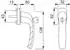 Hoppe Fenstergriff NY 0810SVS/U10 Aluminium F9 stahlfarbig 32mm abschließbar (3286593)