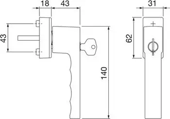 Hoppe Toulon Fenstergriff Sperrzylinder Secustik, VK 32-42mm, edelstahlfarben (12151518)