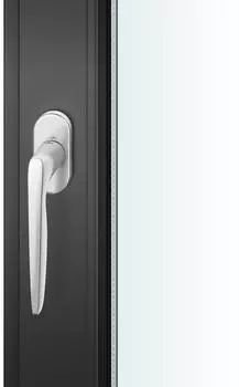 FSB Fenstergriff 1058 oval, Edelstahl fein matt, Vierkant 7, 24-38mm (0 34 1058 09039 6204)